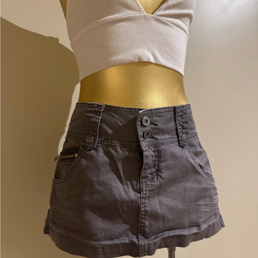 Cargo mini skirt